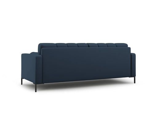 Cosmopolitan Design Bank Bali 4-zits, structurele stof, blauw - 96x217x75cm