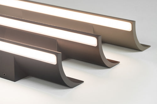 Artdelight Wandlamp Malibu 1L - Donker Brons