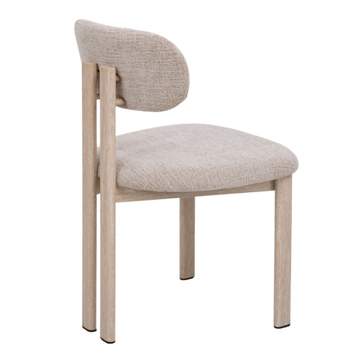 Giga Meubel Eetkamerstoel Noor - Beige/Travertin - Set van 2