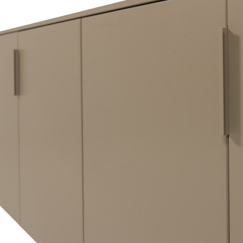 WOOOD dressoir Gunnar 200 cm - Grenen - Mud - 85x201x44 - vtwonen shop