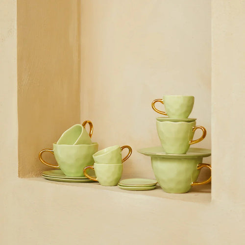 Urban Nature Culture Good Morning kopje Coffee - Pale Green - 8,5x7cm