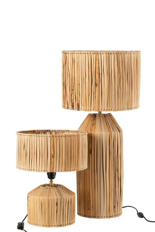 J-Line lamp Hanna Bananen Bladeren - jute - naturel