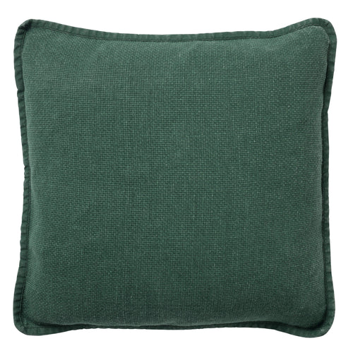 BOWIE - sierkussen 45x45 cm - gewassen katoen - Mountain View - groen