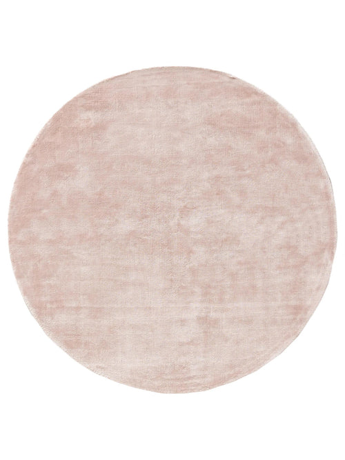 benuta viskose vloerkleed Nela - roze - ø 160 cm