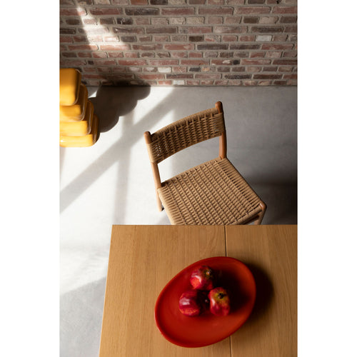 Dutchbone Cecile Eetkamerstoelen Hout Naturel - Set van 2
