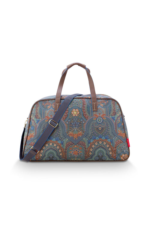 Pip Studio - Tovy Weekendtas Dames - Jabali - Blauw - 57x22x37cm