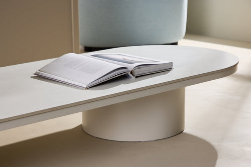 Rebellenclub Salontafel Mahigan - 190 x 60 cm - Creme - vtwonen shop