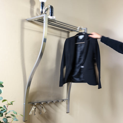 Spinder Design kapstok Carve 1 - Nikkel - 6 haken