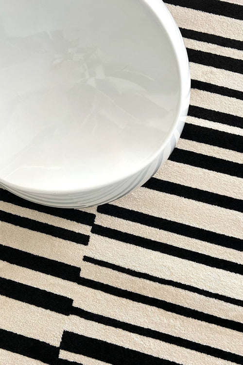 AFK Living vloerkleed Interval - zeer zacht - zwart - 160 x 230 cm - vtwonen shop