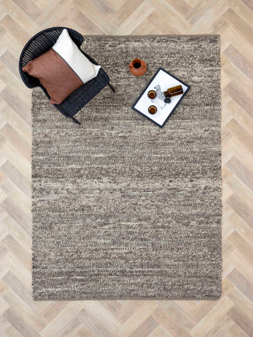 Rebellenclub Vloerkleed Evert - Bruin 140x200 cm - vtwonen shop