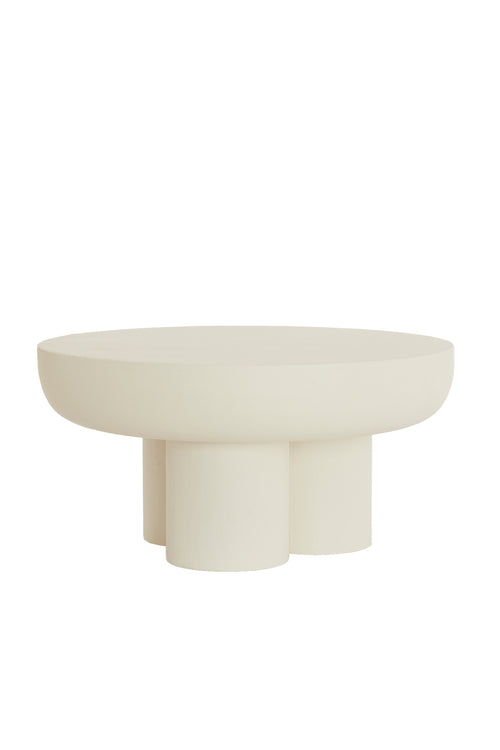 Light & Living salontafel MIZUHO - Ø70x35cm - wit - vtwonen shop