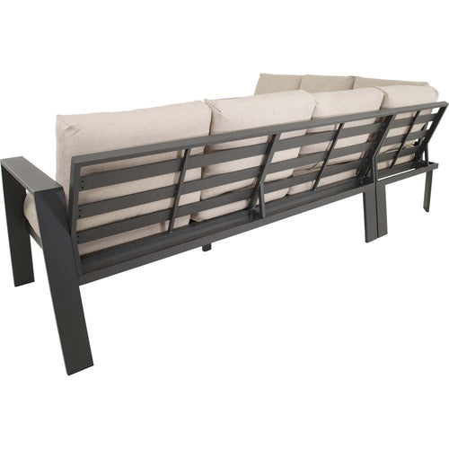 Lesli Living loungebank Estoril - antraciet - 213x86x80,5cm