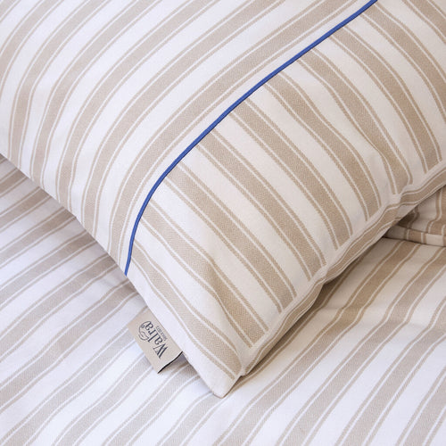 Walra - Dekbedovertrek Refined Lines - 140x220 cm - Zand