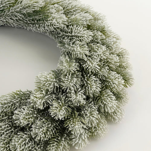 Black Box Trees Nigata Kerstkrans - Ø60 cm - Groen Frosted