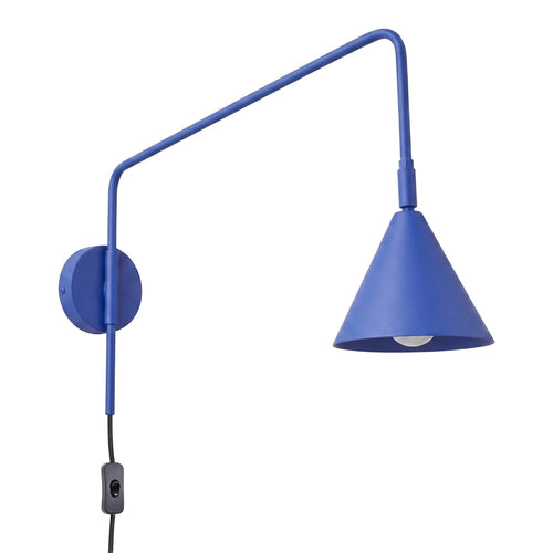 Sollux Lighting Wandlamp NOX ultramarijn - 14x61x30cm