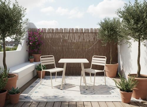 MaximaVida metalen tuinstoel Max XXL ivoor - doos per 2 stuks - vtwonen shop