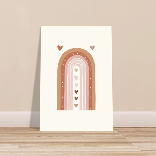 Artfulprints  Pastel rainbow I   poster 70x100 cm - vtwonen shop