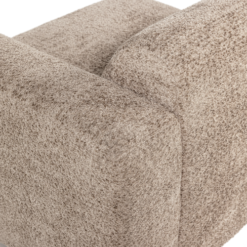 WOOOD 1-zits bank arm rechts Mojo Base - Wollig - Donkerzand - 74x105x97