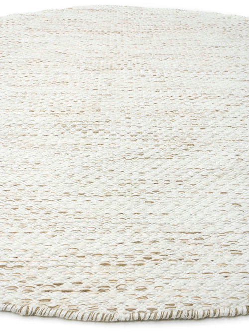 Vloerkleed MOMO Rugs Vaasa White Natural Rond (outlet) 200 rond