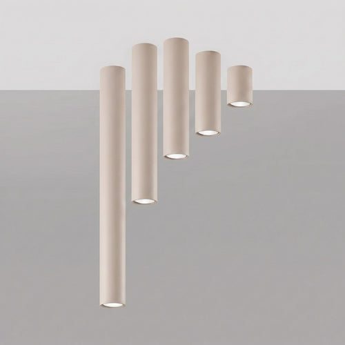 Sollux Lighting Plafondlamp LAGOS 20 taupe - 6x6x20cm