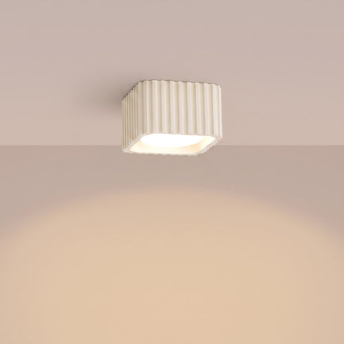 Sollux Lighting Plafondlamp RIFF 1 beige Gx53 - 10x10x6cm