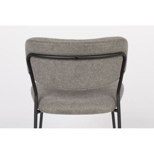 Housecraft Living Jolien Eetkamerstoelen Zwart/ Grijs - Set van 2 - vtwonen shop