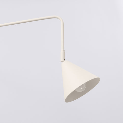 Sollux Lighting Wandlamp NOX 2 beige met schakelaar - 150x80x30cm