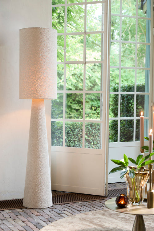 Light & Living vloerlamp MICKY - Ø38x180cm - bruin