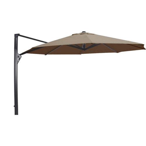 Lesli Living push-up parasol Taurus - taupe - Ø350cm