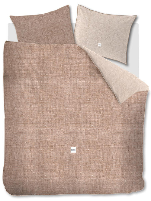 Rivièra Maison - Coughton Court dekbedovertrek - Tweepersoons - 200x200/220 cm - Perzik