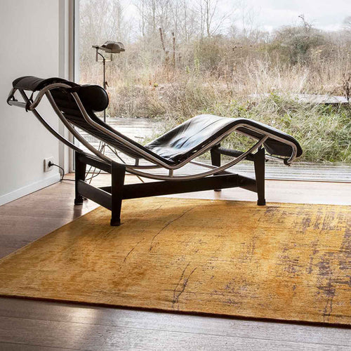 Louis De Poortere vloerkleed Liberty Gold - geel - 80x150cm - vtwonen shop