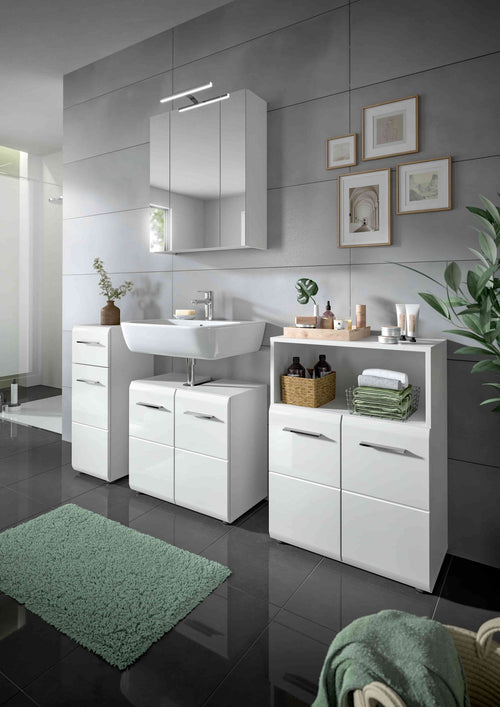 Furnilux Badkamercombinatie Ice 3-delig - 105cm x 185cm x 32cm