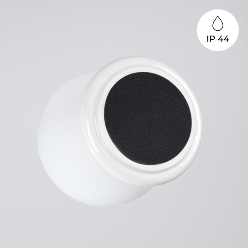 Sollux Lighting Plafondlamp ZORI wit IP44 - 12x16x12cm