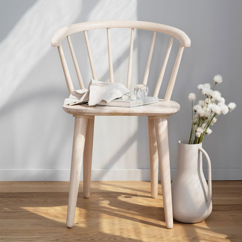 Rowico Home Carmen Houten Spijlenstoel Whitewash - Set Van 2 - vtwonen shop