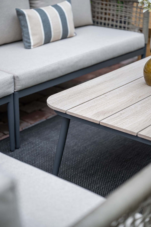 Garden Impressions Teramon loungeset 6-persoons met taupe rope