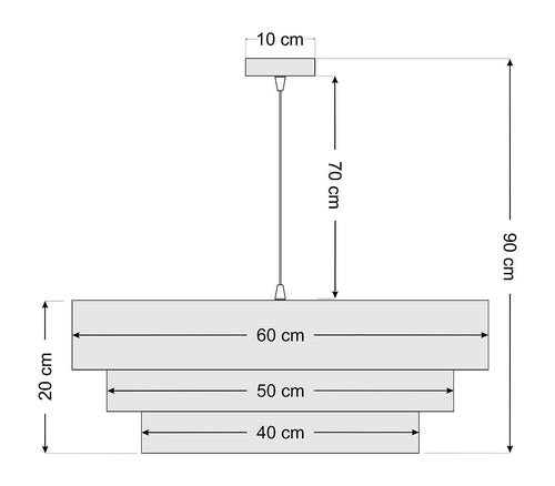 bpskoncept hanglamp Triniti - Ø60 cm