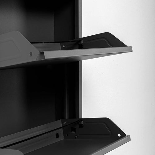 Kare Design Schoenenkast Caruso - zwart - 5 laden - vtwonen shop