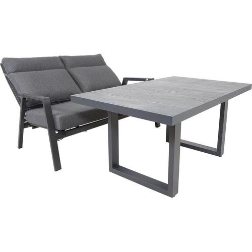 Lesli Living loveseat Ohio - grijs - 152x81x98cm