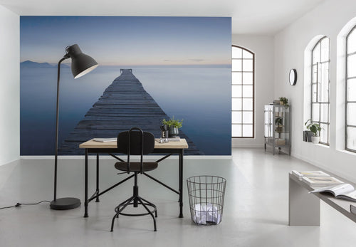 Sanders & Sanders fotobehang zee blauw - 450 x 280 cm - 612634