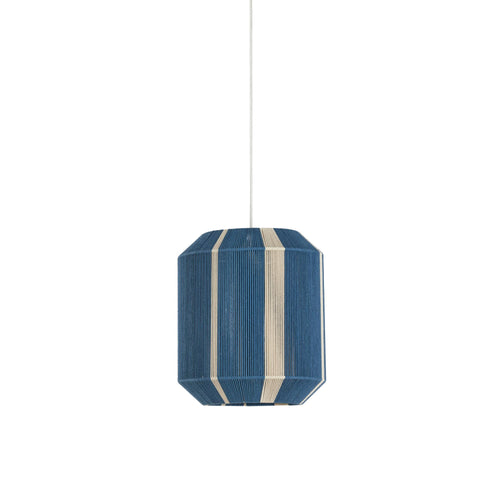 Light & Living hanglamp Kozana - blauw - Ø36cm