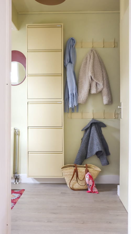 Spinder Design kapstok Fusion 3 - Butter Yellow - 3 haken - Exclusief voor vtwonen! - vtwonen shop