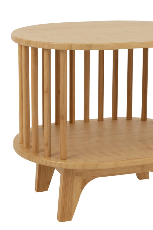 J-Line nachtkastje Live - bamboe - naturel - vtwonen shop