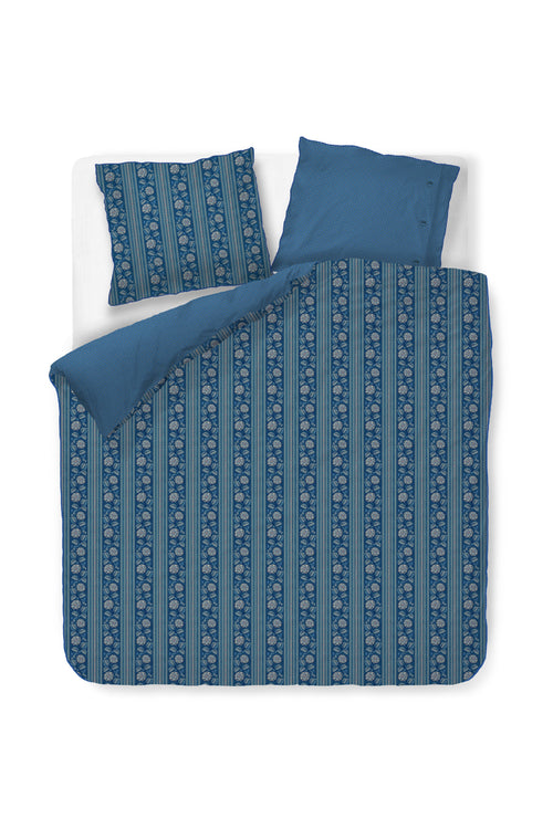 Pip Studio Dekbedovertrek Rosa Rani - 260 x 200/220 cm - Donkerblauw