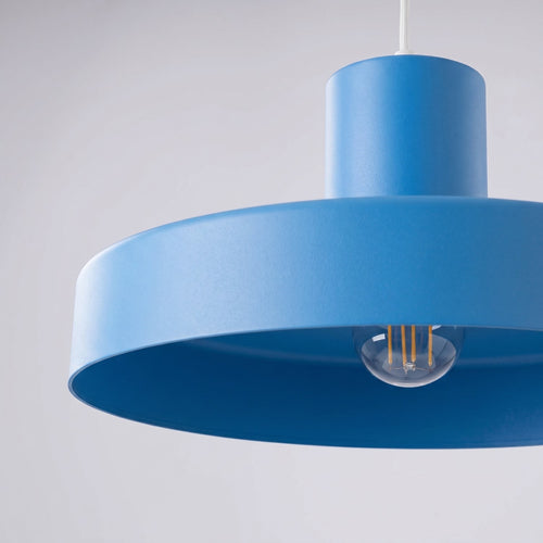 Sollux Lighting Hanglamp BILO azuur - 35x35x120cm