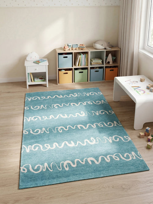 Belavita vloerkleed 8807 108807 - Blauw - 140 x 200 cm
