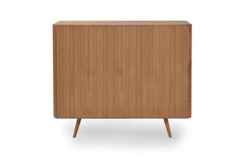 Gazzda Ena Dresser 135 Eikenhouten Dressoir - Naturel / Wit - vtwonen shop
