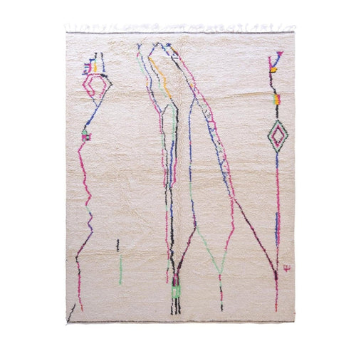 AFK Living vloerkleed Berber - handgemaakt - Wol - 238 x 335 cm