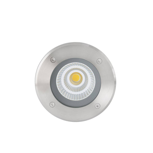 Faro Suria-12 70593N - LED Outdoor Inbouwspot Brede Stralingshoek Mat Nikkel IP67