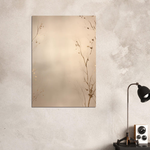 Artfulprints  Abstract - Golden leafs   poster 30x40 cm - vtwonen shop