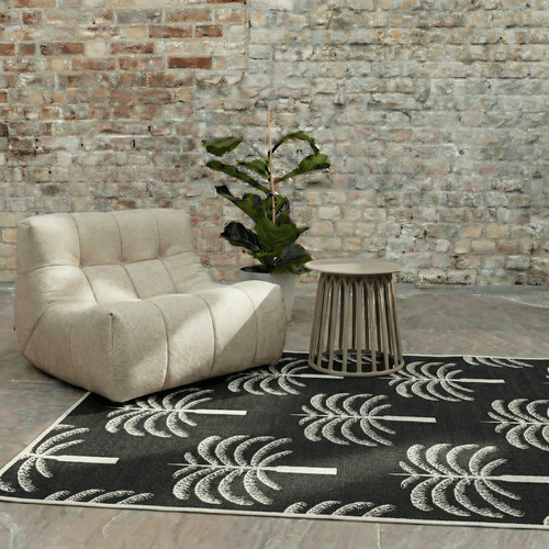 Buitenkleed Oase zwart/wit - Interieur05